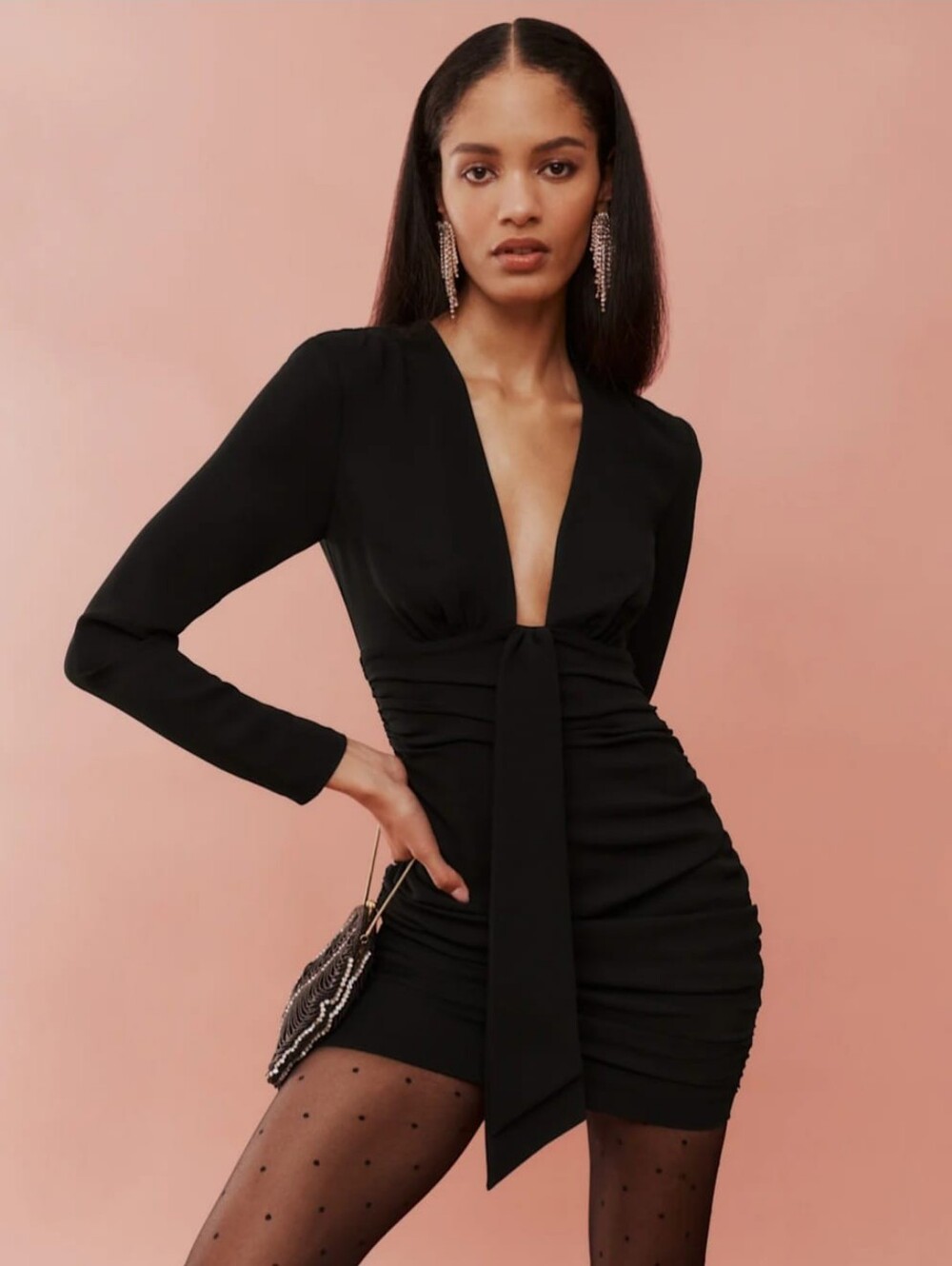 REFORMATION FORTESA MINI DRESS